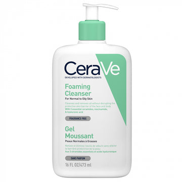 CeraVe Gel Nettoyant Moussant Peau Normale à Grasse