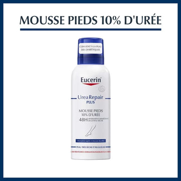 EUCERIN Urea Repair Plus Mousse Pieds 10% d'Urée 150ml - ParaZena