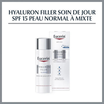 Eucerin Hyaluron Filler Jour Peau Normale à Mixte 50ml - ParaZena