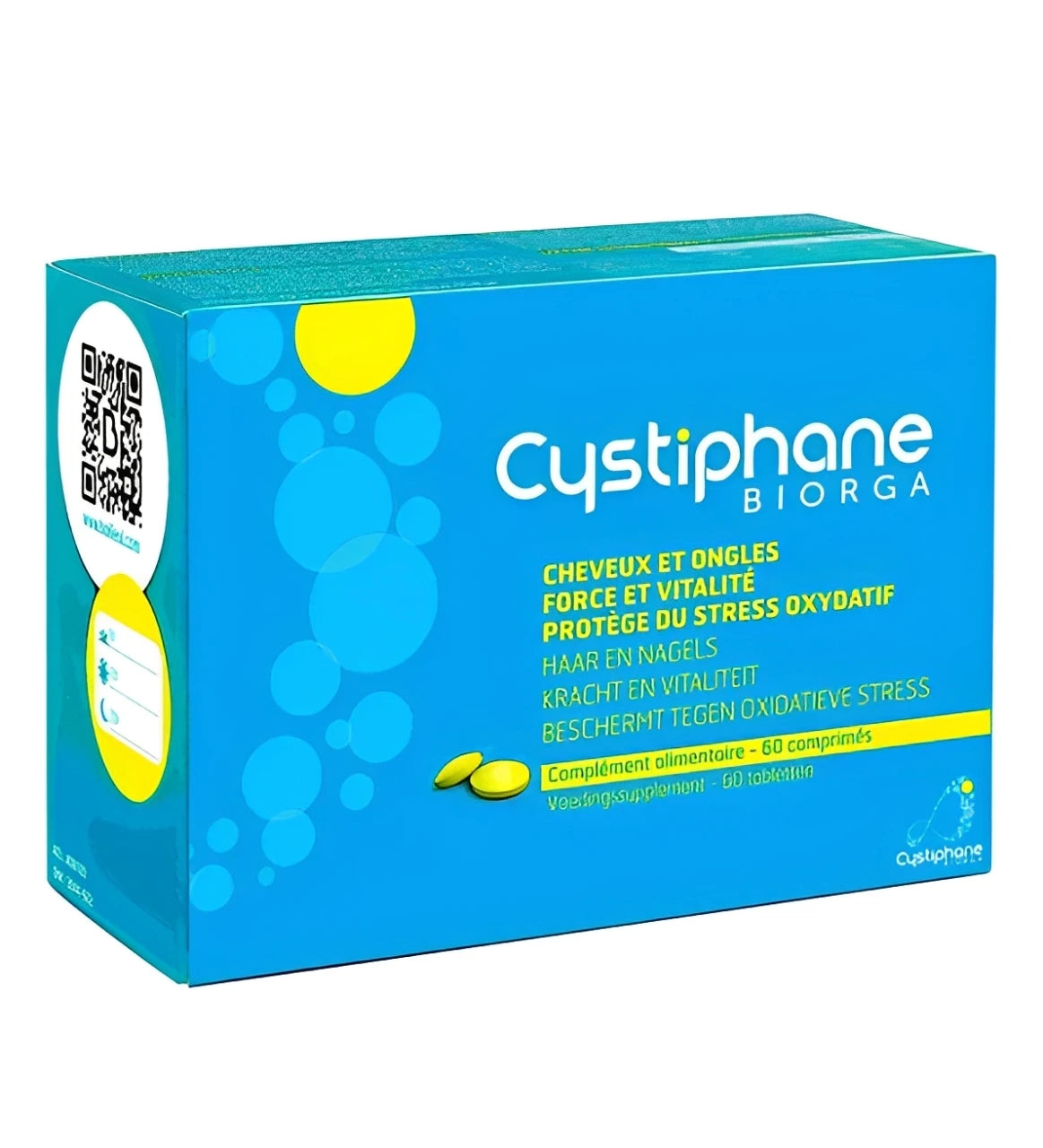 BIORGA Cystiphane B6 Cheveux & Ongles 120 Comprimés - ParaZena