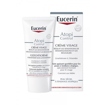 Eucerin Atopicontrol Crème Visage Calmante 12% Oméga - ParaZena